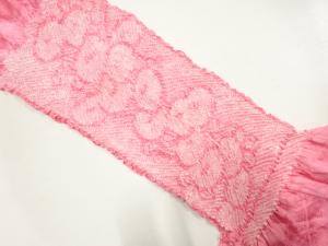 正絹　絞り　帯揚げ